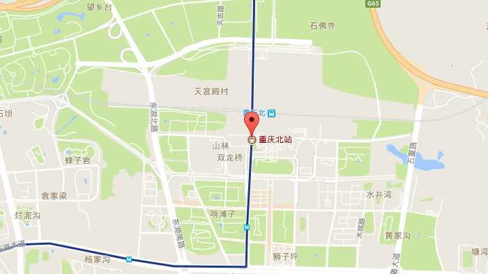 重慶北站位置 重慶北站位置