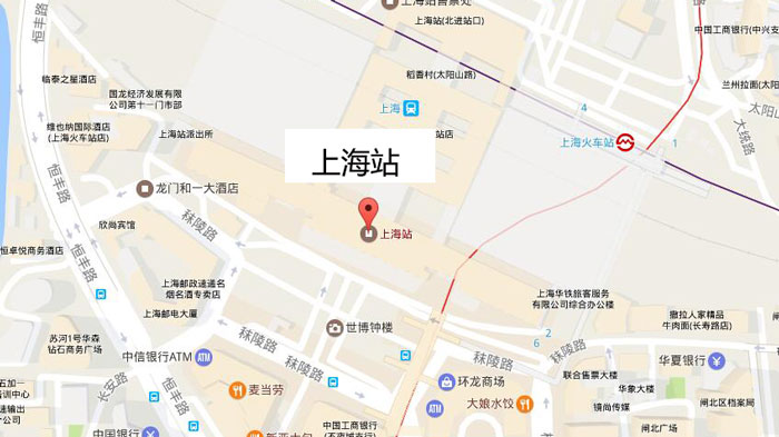 上海站位置